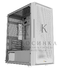 Компьютерный корпус Ocypus Gaммa C50 без БП белый (Gaммa-C50-WHG000XX-GL)