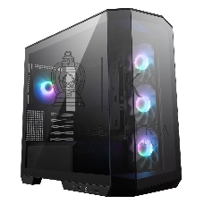 Компьютерный корпус без блока питания Case MSI MAG PANO M100R PZ, Mini-Tower, TG, 4x120мм ARGB, 1xUSB 3.2, 1xUSB 3.2 Type-C, mATX, mITX черный