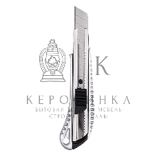 Универсальный нож Deli DL4255 18мм Лезвие SK2. Алюминиевый корпус. Общая длина: 155 мм.