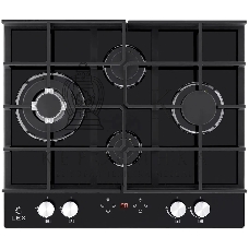 Газовая варочная поверхность LEX GVG 644 T BL независимая, черный