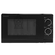 Микроволновая печь Sharp R-6000RK черный, 20 л, 800 Вт, переключатели - поворотный механизм