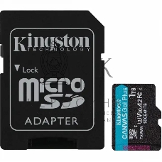 Флеш карта microSDXC 1Tb Kingston SDCG4/1Tb Canvas Go! Plus + adapter