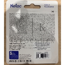 Флешка USB Netac U116 (NT03U116N-064G-20WH), 64Gb, USB 2.0, R/W 70/30, белый