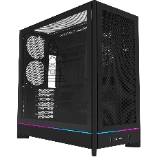 Компьютерный корпус Montech HS01 черный без БП ATX 2xUSB 3.0 1xUSB3.1 audio bott PSU