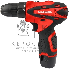 Дрель-шуруповерт аккумуляторная Starwind CDT12-2.0/2S1 18Вт аккум. патрон:быстрозажимной (кейс в комплекте)