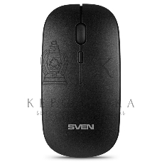 Мышь беспроводная SVEN RX-565SW темно-серый, 1600 dpi, радиоканал, USB, кнопки - 4