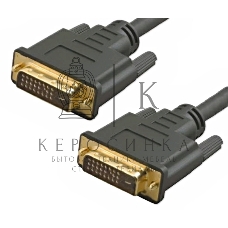 Кабель 5bites APC-096-020 DVI M/DVI M (24+1) double link, зол.разъемы, ферр.кольца, 2м.