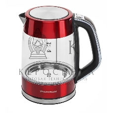 Чайник электрический Thomson K20ES-2001 GLASS 1.7L RED