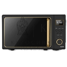 Микроволновая печь Centek CT-1565 черный, 20 л, 700 Вт, переключатели - кнопки, поворотный механизм