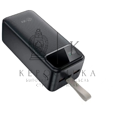 Портативный аккумулятор Cactus CS-PBFSND-40000 40000mAh 65W 3A черный