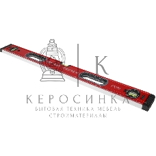 Уровень RGK U4080 пузырьковый 3глаз. магнит. красный