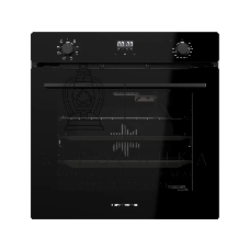 Духовой шкаф Kuppersberg, High-Tech, 72 л, поворотное/сенсорное управление, дисплей, таймер, 7 режимов, макс. температура 300 градусов, телескопические направляющие (на 1 уровень), доводчик двери, цвет черный, цвет фурнитуры черный