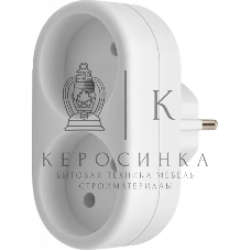 Удлинитель Defender TA-02 2 розетки белый