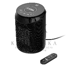 Тепловентилятор керамический Denzel DTFC-2000X, 1000/2000 Вт, 20 м2, 3 режима, пульт, Wi-Fi, термостат