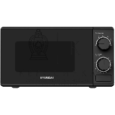 Микроволновая печь Hyundai HYM-M2096 черный, 20 л, 700 Вт, переключатели - поворотный механизм