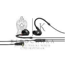Наушники Sennheiser 508940/ внутриканальные 20-18000Гц съемный кабель 1,3м, 3.5мм 115дБ Ушные вставки трех размеров, черные