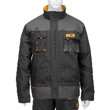 Куртка профессиональная рабочая Denzel 65% полиэстер 35% хлопок, XXXL