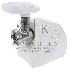 Мясорубка электрическая Ротор Альфа Р ЭМШ 35/250-3 белый, 1500 Вт, 0.58 кг/мин, реверс, защита от перегрузки, насадки - 4