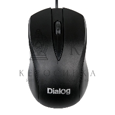 Мышь проводная Dialog Comfort MOС-15U черный, 1200 dpi, USB, кнопки - 3
