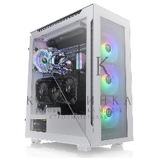Компьютерный корпус Thermaltake Divider 500 TG Snow ARGb CA-1T4-00M6WN-01 White/Win/SPCC/Tempered Glass*4/120мм ARGb Fan*3/120мм Standard Fan*1 (527897)