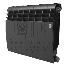 Радиатор биметаллический Royal Thermo BILINER B 350 черный - 8 секц.