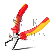 Диэлектрические клещи для снятия изоляции Deli DL515006 160мм, сталь Cr-V, сертификат VDE для работ под напряжением до 1000 В