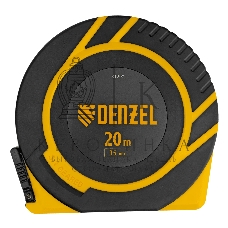 Рулетка геодезическая Denzel 20 м х 15 мм, закрытый корпус, фиберглассовая лента
