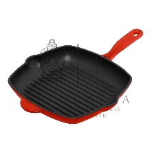 Сковорода-гриль Maunfeld DEVON MGP27CE16R из эмалированного чугуна, 27х27 см