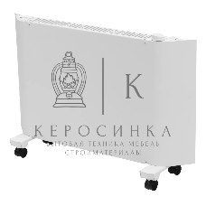 Конвектор электрический Denzel XCE-1500 белый, 1500 Вт, 20 м2, термостат