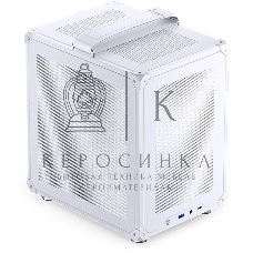 Компьютерный корпус без блока питания Case JONSBO C6-ITX, Micro-Tower, no fan, 1xUSB-A 3.0 + 1xUSB-C 3.1, mDTX, mITX White