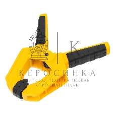 Струбцина клещеобразная Denzel усиленная 50 х 35 мм, двухкомпонентные рукоятки