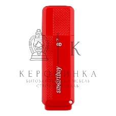 Флешка USB Smartbuy DOCK RED (SB8GBDK-R), 8Gb, USB 2.0, R/W 15/5, красный