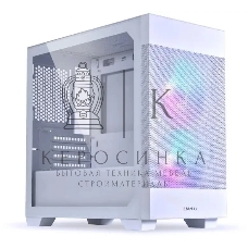 Компьютерный корпус Lian-Li Lancool 205M Mesh белый без БП ATX 2xUSB 3.0 audio bott PSU