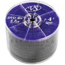 Диск DVD-RW VS (PERFEO) 4.7 Gb, 4x, Bulk (50), (50/600).