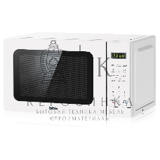 Микроволновая печь BBK 20MWS-767S/W белый, 20 л, 700 Вт, переключатели - сенсор