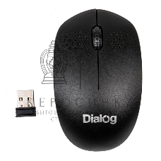 Мышь беспроводная Dialog Comfort MROC-13U черный, 1200 dpi, радиоканал, USB, кнопки - 3