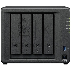 Сетевое хранилище Synology DiskStation DS425+ черный (Intel J4125/2Gb/4(3.5