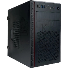 Компьютерный корпус Mini Tower InWin EMR065 черный U3.0*2+U2.0*2 A(HD) +intrusion switch mATX