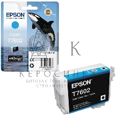 Картридж струйный Epson C13T76024010 голубой (26 мл) для SC-P600