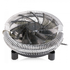 Кулер для процессора Crown CM-S1250TPWM v2 серебристый/черный, 95 мм, алюминий, 2000 об/мин, 28.7 дБ, 4 pin, 125 Вт, 53 мм