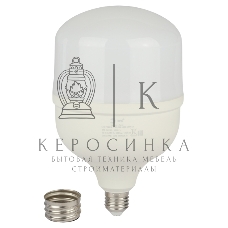 Лампа светодиодная ЭРА STD LED POWER T140-85W-4000-E27/E40 85 Вт колокол нейтральный белый свет