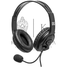 Гарнитура проводная полноразмерная с микрофоном (гарнитура) ExeGate 960 USB STEREO