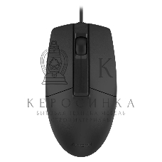Мышь проводная A4Tech OP-330S черный, 1200 dpi, USB, кнопки - 3