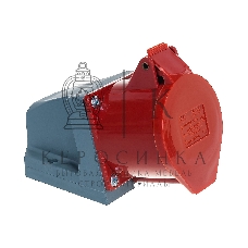 Розетка 125 стационарная 3Р+РЕ+N 32А 380В IP44 ИЭК