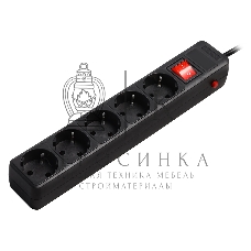 Сетевой фильтр Smartbuy (SBSP-5-50-K) 5 гн х 5,0 м черный