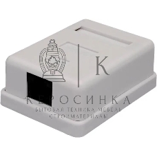 Розетка Suprlan 10-0355-1, RJ45 1 кат.6 UTP