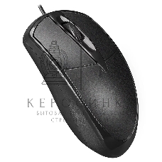 Мышь проводная PERFEO (PF_B3407) FIRST, 3 кн, DPI 1000, USB, ч ерн.