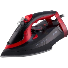 Утюг Domfy DSC-EI502 черный/красный, 2400 Вт, 160 г/мин, 400 мл