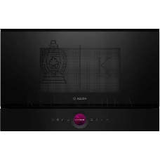 Встраиваемая микроволновая печь Bosch BER7321B1 900Вт, 5 режимов, кварцевый гриль,инвертер, 21 л, черный, петли справа