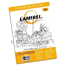 Пленка для ламинирования Fellowes 75мкм A4 (25шт) глянцевая216x303мм Lamirel (LA-78800)